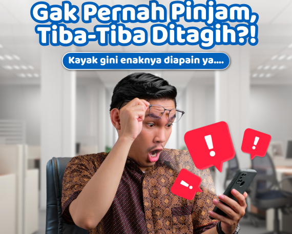 Pernah ditagih pinjaman online atas nama orang lain? Laporkan langsung ke DanaRupiah! Lindungi data pribadimu dari penyalahgunaan.